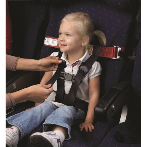 child restraint seatbelt for flying