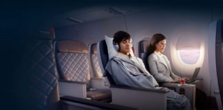 Delta premium select all international widebody flights