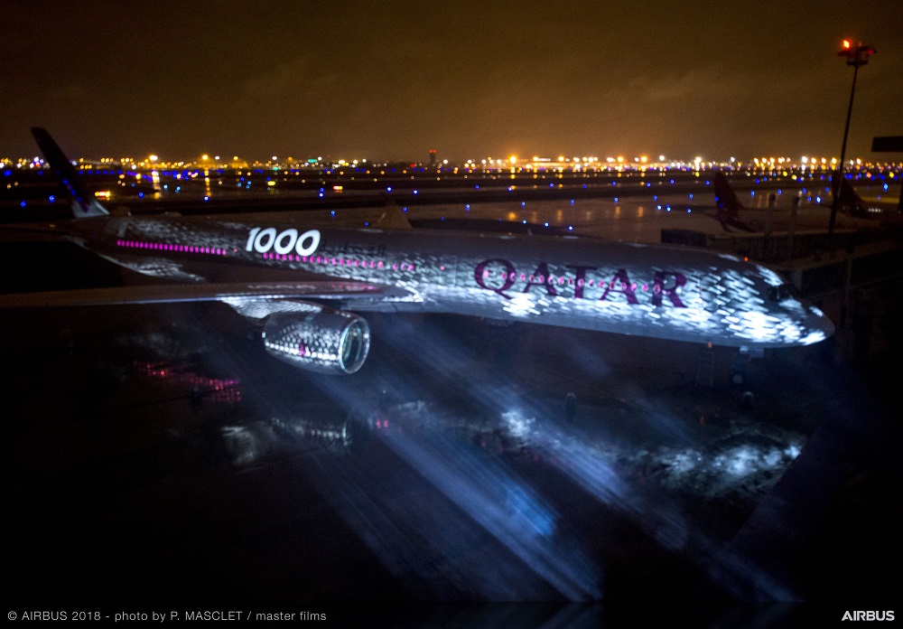 Airbus A350-1000 first delivery