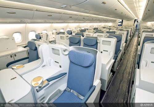 China Southern Business Class on the A380  Picture: China Southern
