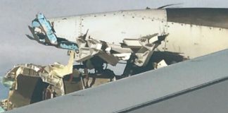 Air France A380 engine disintegrate