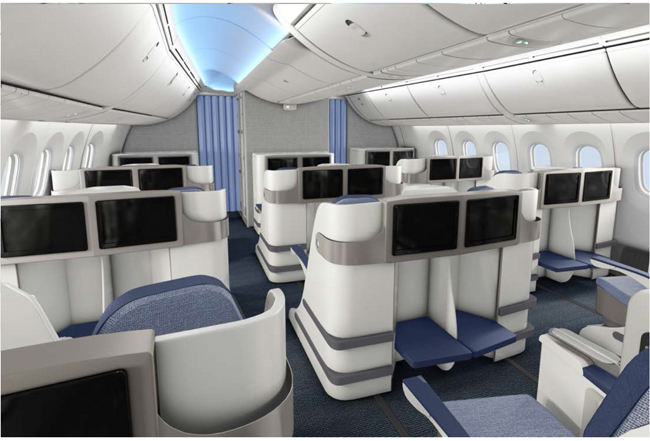 Air Europa 787 business class seats