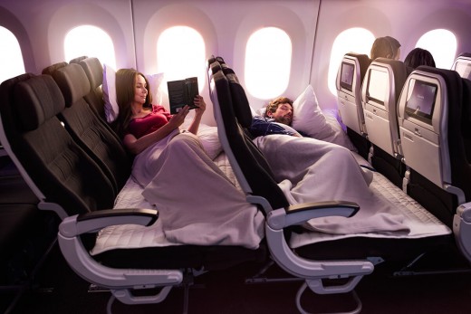 Air New Zealand skycouch
