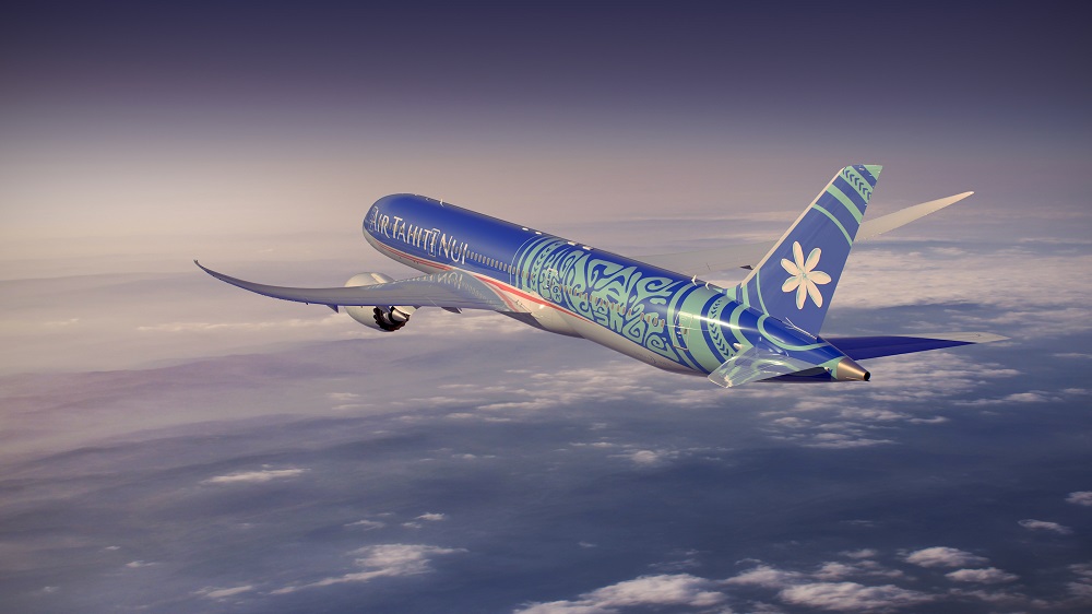 Air tahiti Nui Boeing 787 new livery cabins