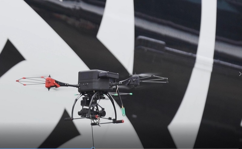 Air New Zealand drones inspect aircraft