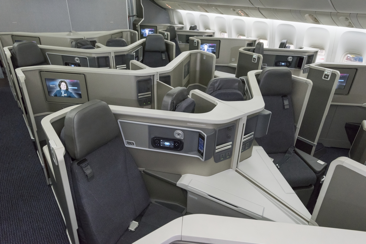American Airlines Business Class Cabin