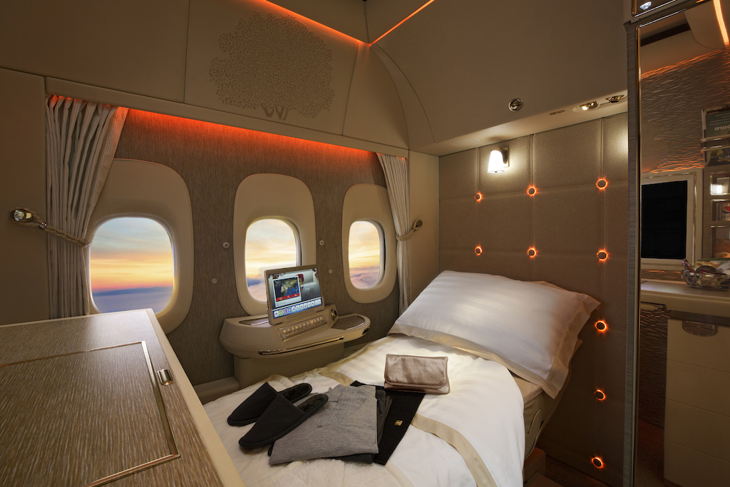 emirates new B777 first class
