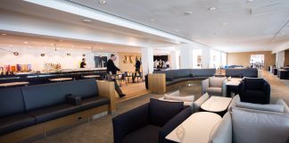 British Airways lounge JFK