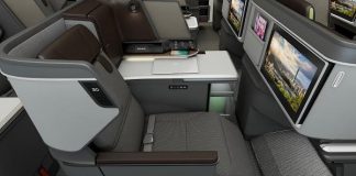 EVA Boeing 787 business class