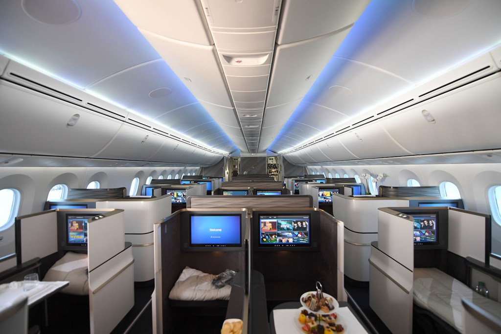 Gulf air business class 787 meal