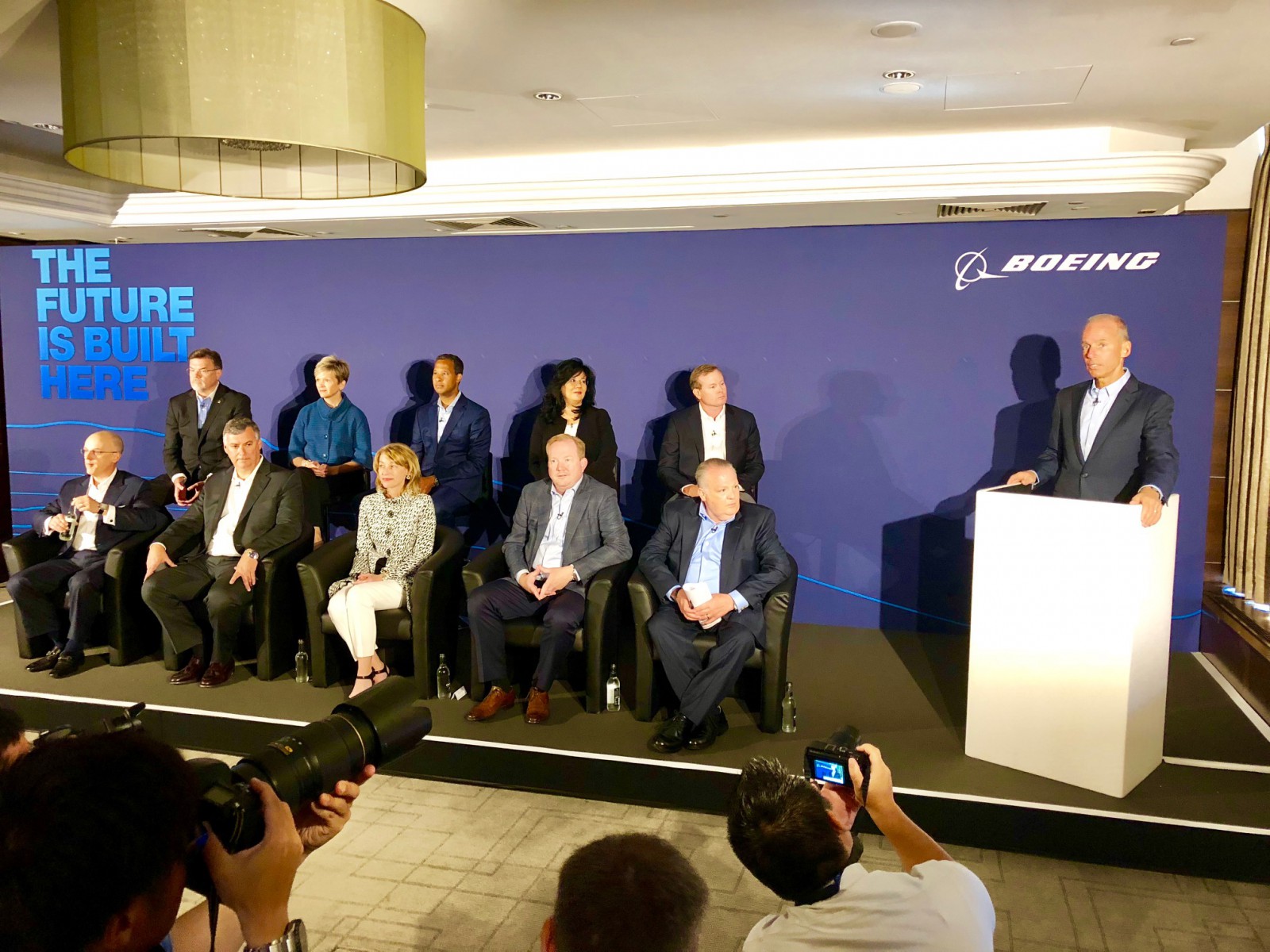 Boeing media conference 