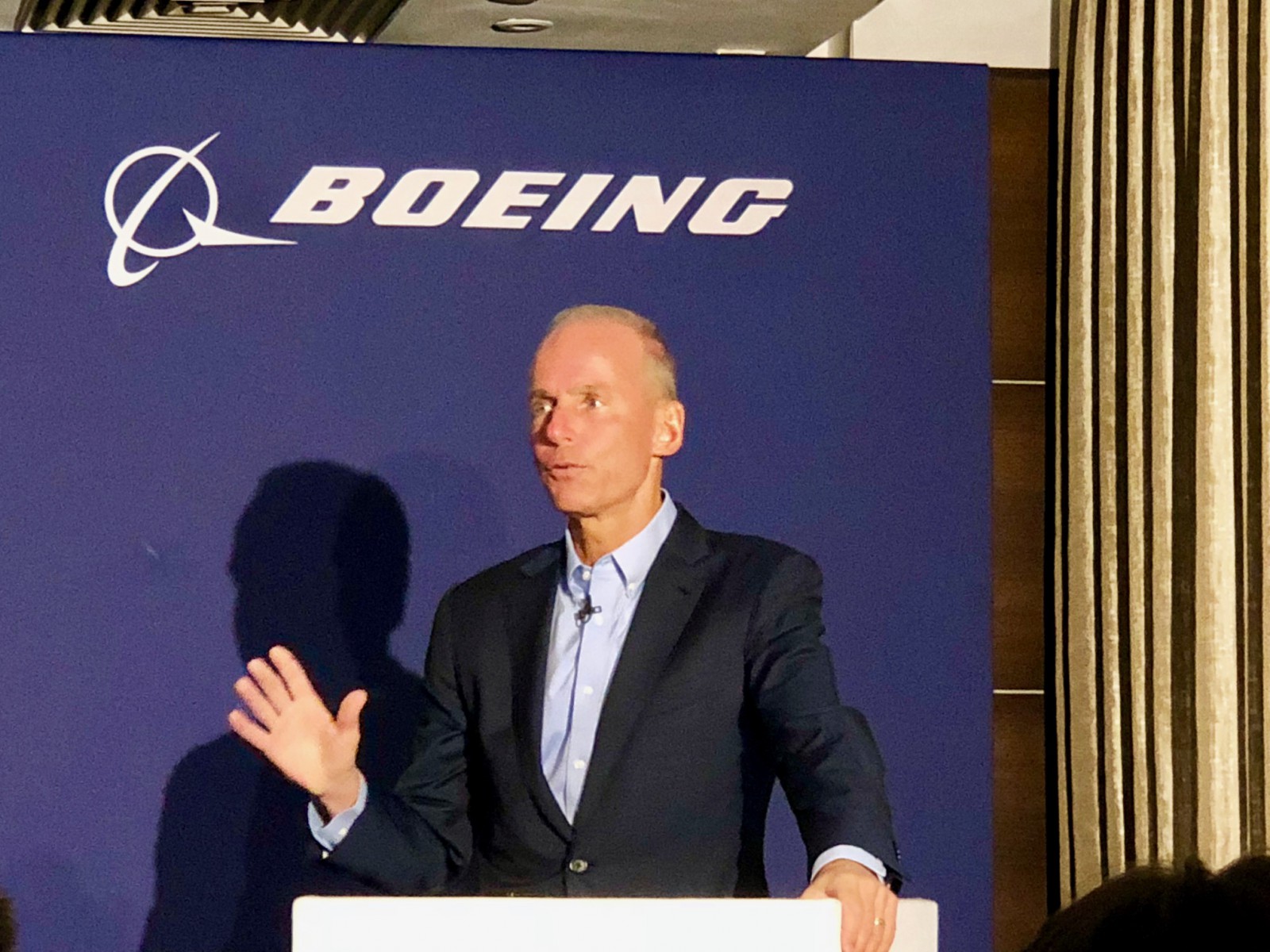 Boeing chief Dennis Mulinberg