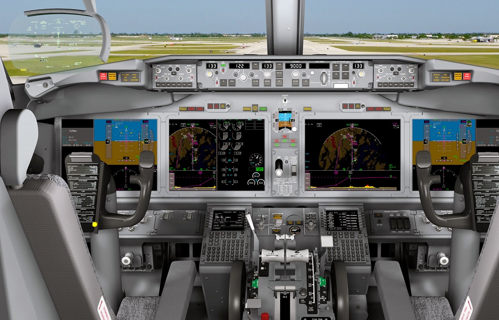 Boeing 737 MAX cockpit 
