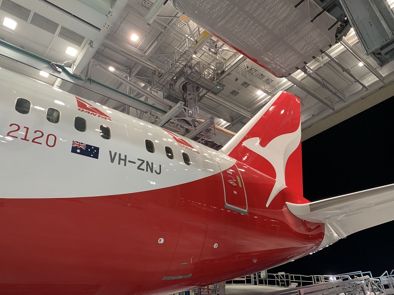 Qantas 100th livery