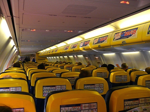 Ryanair cabin  Picture: Ruthann/commons.wikimedia.org