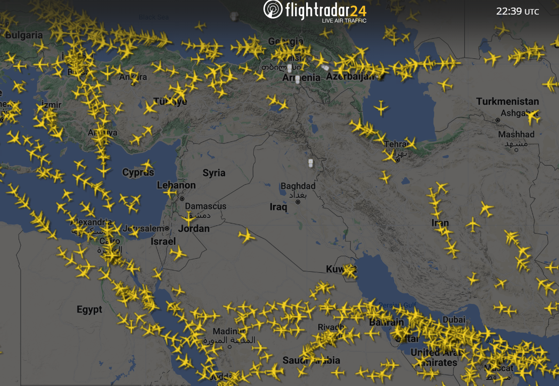 Middle-East Airspace