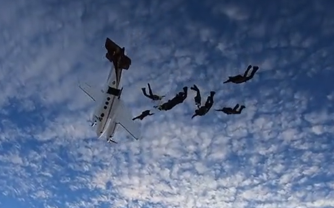 parachute jump