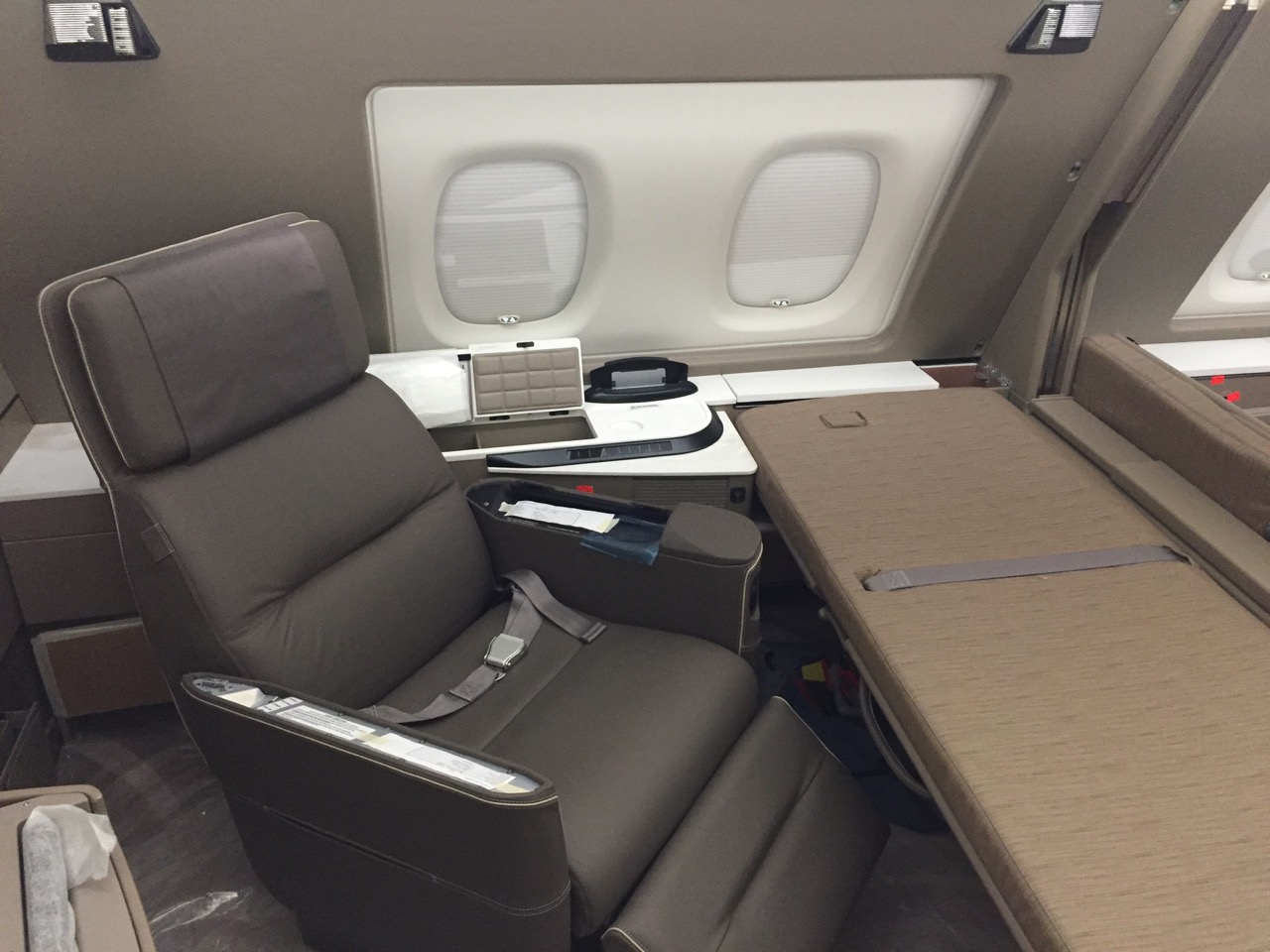 Singapore Airlines new A380 first class