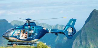 Tahiti helicopters