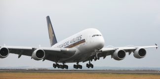 A380 wake turblence Sydney Airport