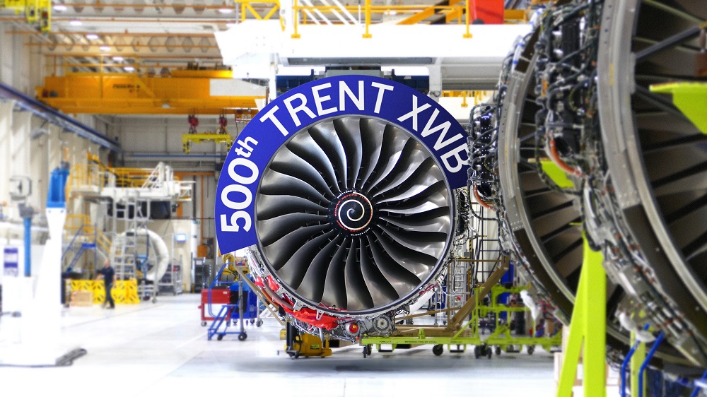 Trent XWB 500th delivery Rolls-Royce