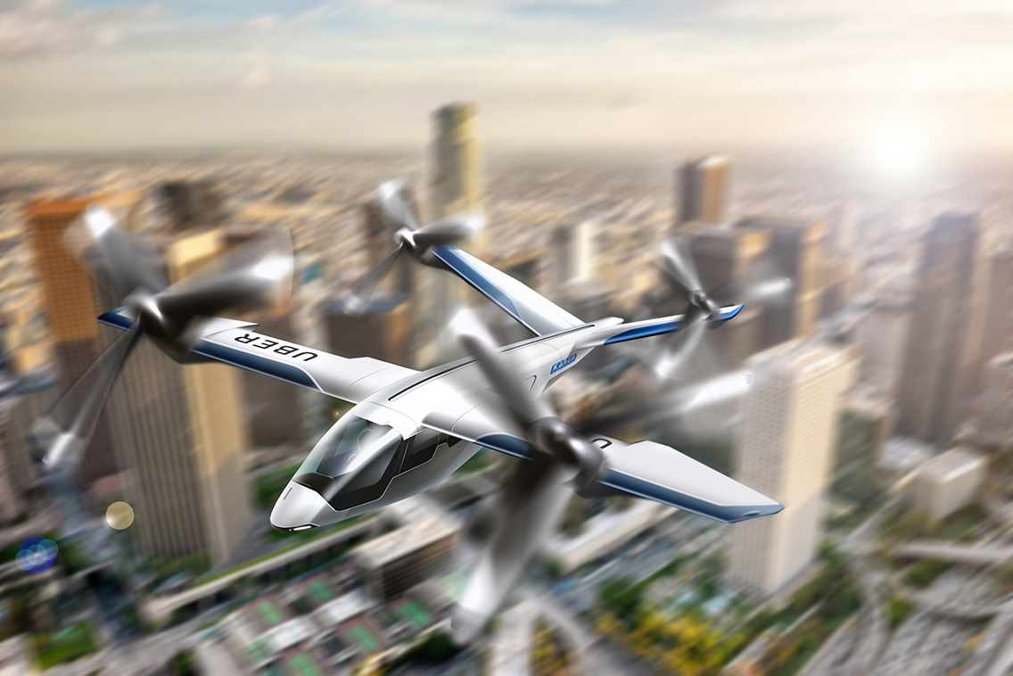 Uber concept for flying taxi