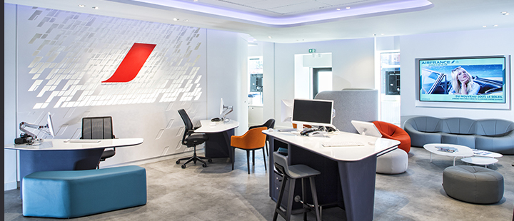 Chic new Air France ticket offices combine digital and personal touch -  Airline Ratings