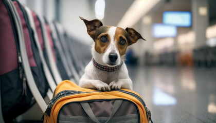 Lufthansa dog on plane