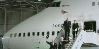 Qantas 747 farewell