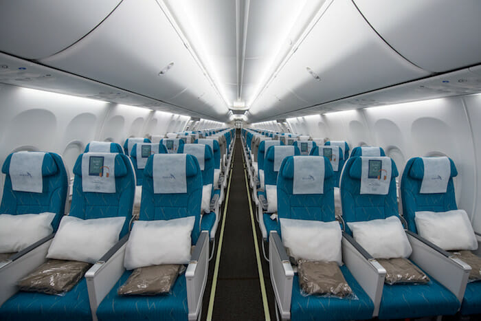 silk air economy class 787 max