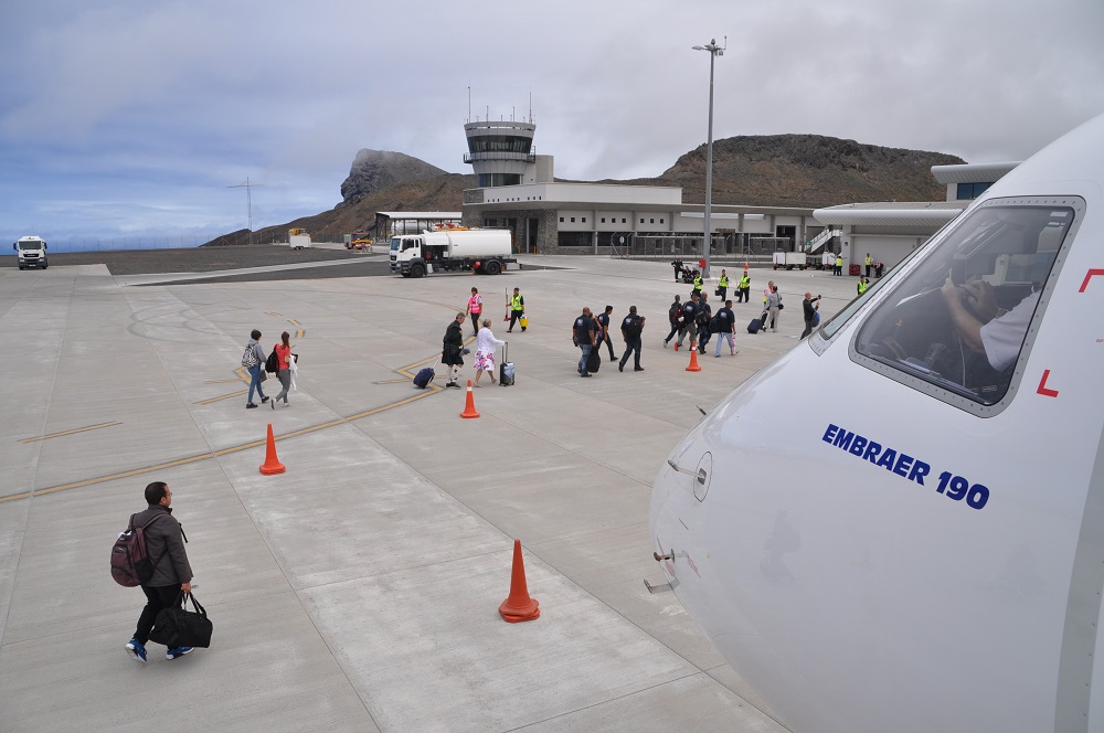 The airport on the remote British Overseas Territory island St Helena